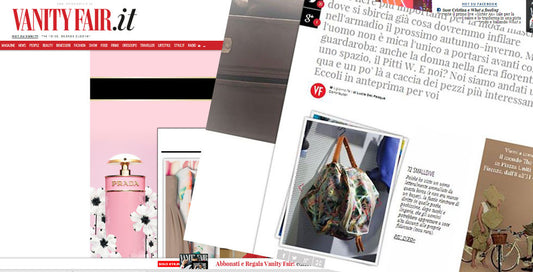 72 Smalldive L'Avventura Silk Tote Featured on February 2014 Issue of Vanity Fair Italy 