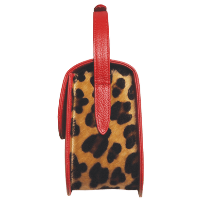 Animalier Crossbody Bag Red