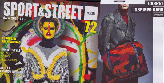 72 Smalldive Camou Duffel Bag Featured on May 2014 Issue of Sport & Street 