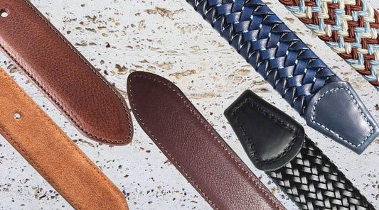 72 Smalldive Assortment of Mens Belts In Various Leather Textures and Styles