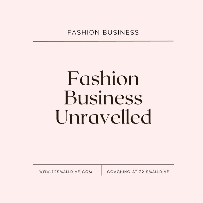 Fashion Business Unraveled
