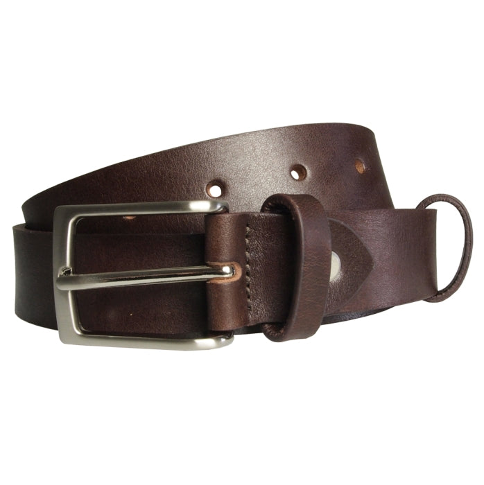 72SMALLDIVE 30mm Width Bridle Leather Belt In Brown, Sizes S to XXXL Front Image