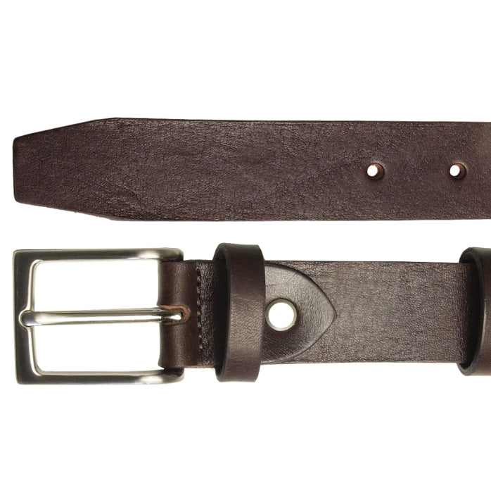 72SMALLDIVE 30mm Width Bridle Leather Belt In Brown, Sizes S to XXXL Flatlay Image 01