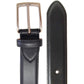 72SMALLDIVE 30mm Width Buffed Leather Belt in Black Sizes S to XXXL Flatlay Image 02