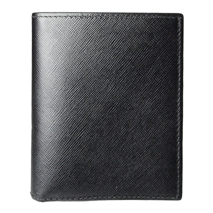 72 SMALLDIVE Black Saffiano Leather French Wallet Image_1