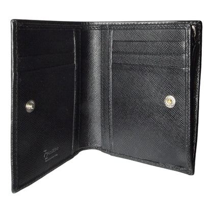 72 SMALLDIVE Black Saffiano Leather French Wallet Image_2