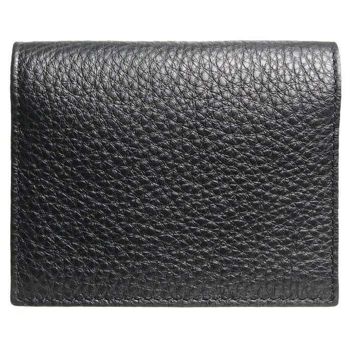 72 SMALLDIVE Black Textured Leather Card Wallet_1