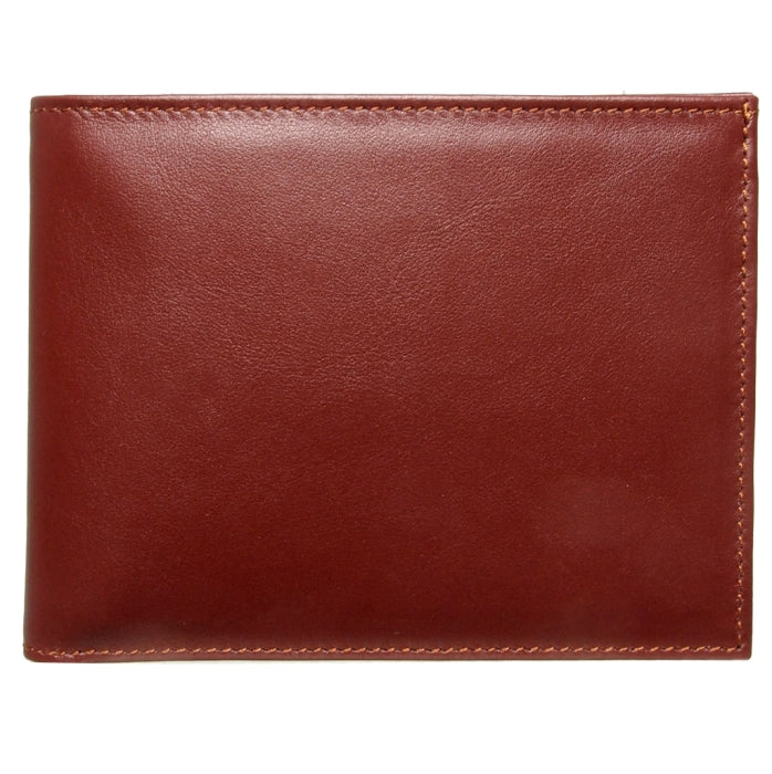 72 SMALLDIVE Brown Buffed Leather Billfold 10 Card Slots Image 1