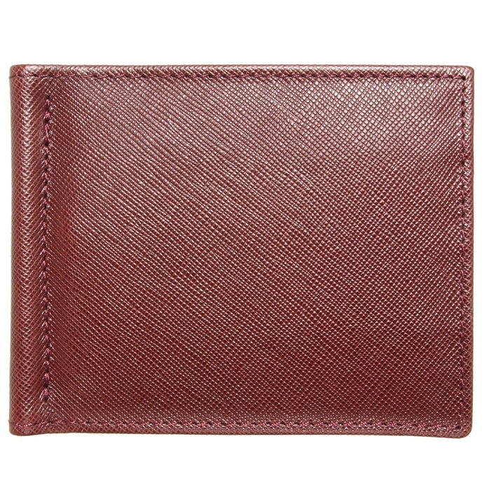 72 SMALLDIVE Brown Saffiano Leather Money Clip Image 1