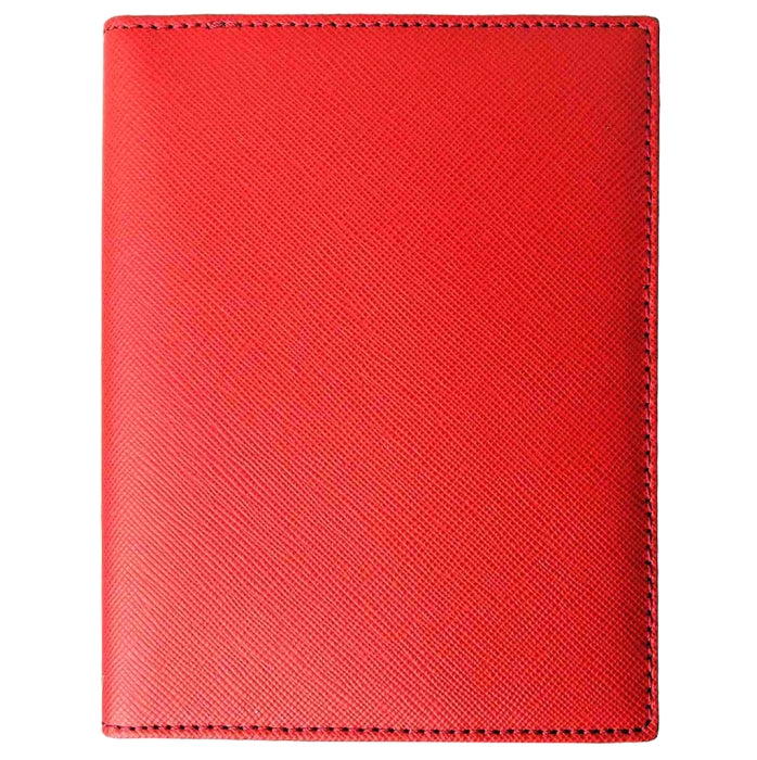 72 SMALLDIVE Red Saffiano Leather Passport Sleeve_Image 1 