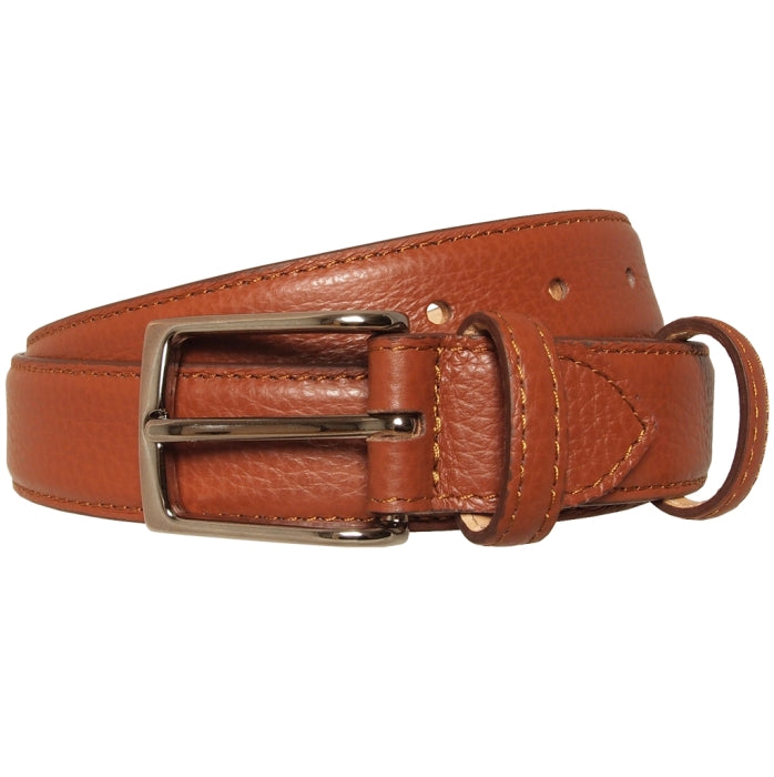 72 SMALLDIVE Sienna Sartorial Pebble Textured Leather Belt Image 01