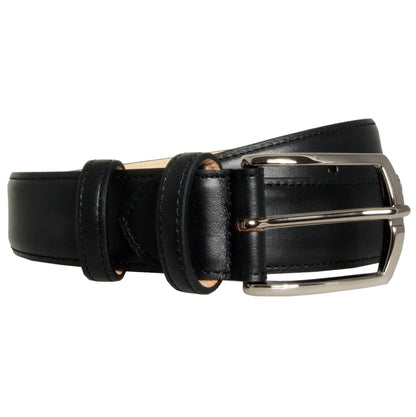 72Smalldive 34mm Buffed Leather Belt in Black Sizes S to XXXL Image 01