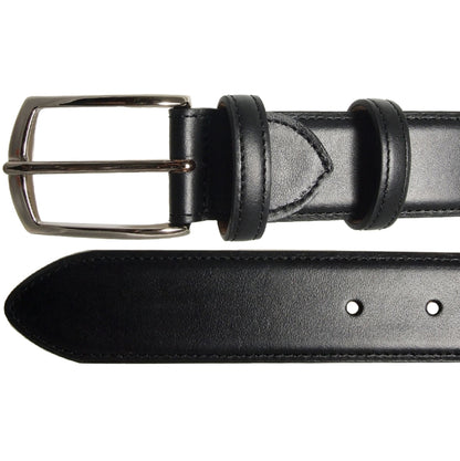 72Smalldive 34mm Buffed Leather Belt in Black Sizes S to XXXL Image 02