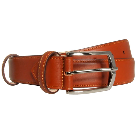 72Smalldive 34mm Buffed Leather Belt in Sienna Sizes S to XXXL Image 01