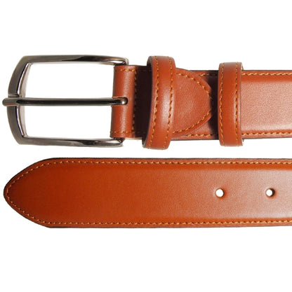 72Smalldive 34mm Buffed Leather Belt in Sienna Sizes S to XXXL Image 02