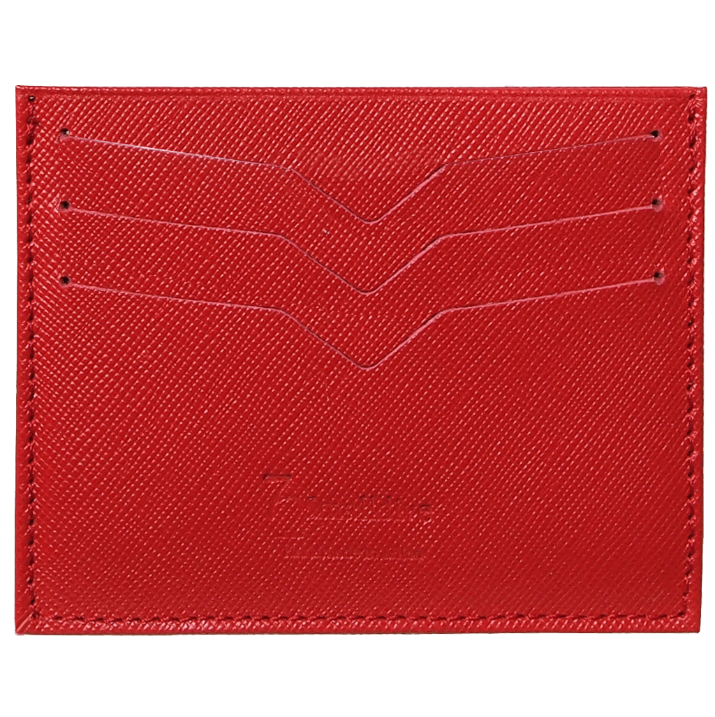 72 Smalldive Unisex Wallets Saffiano Credit Card Wallet Red.
