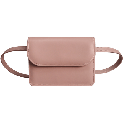 Pink Smooth Leather Belt Pouch 72 Smalldive