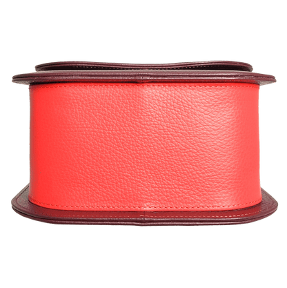 Bordeaux Midi Shoulder Textured Leather Handbag