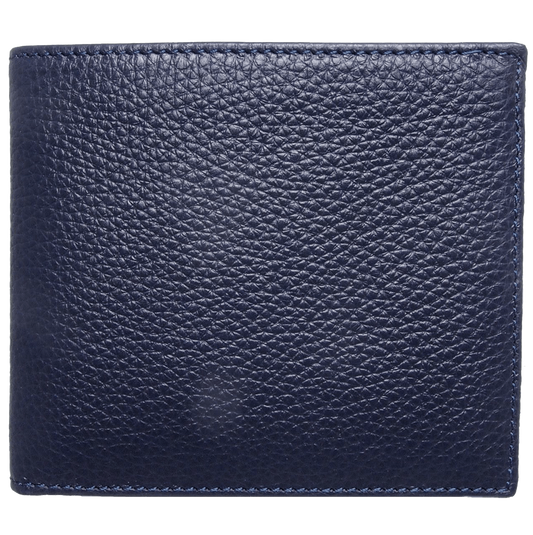 72 Smalldive Mens Wallets 8 Credit Card Small Pebbled Leather Billfold Navy.
