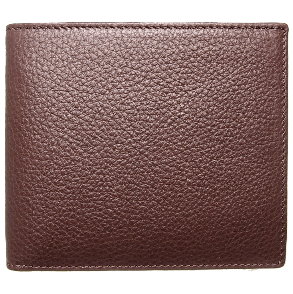 Brown Textured Leather Billfold 72 Smalldive