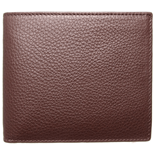 Brown Textured Leather Billfold 72 Smalldive